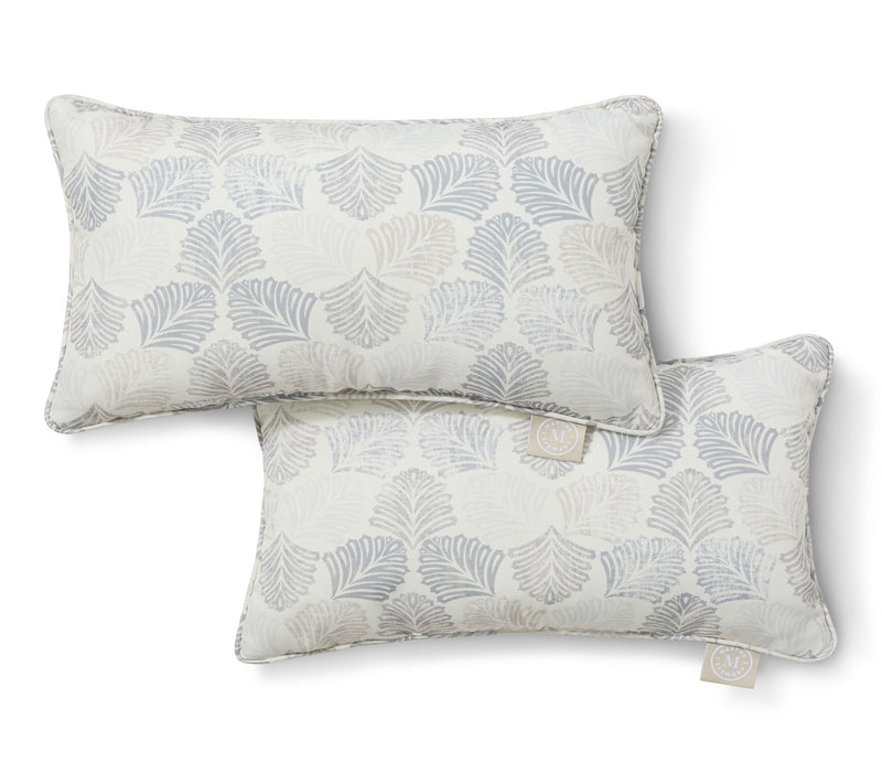 Martha Stewart Banana Leaves 11"x18" Outdoor Pillow 2-Pack — View 12