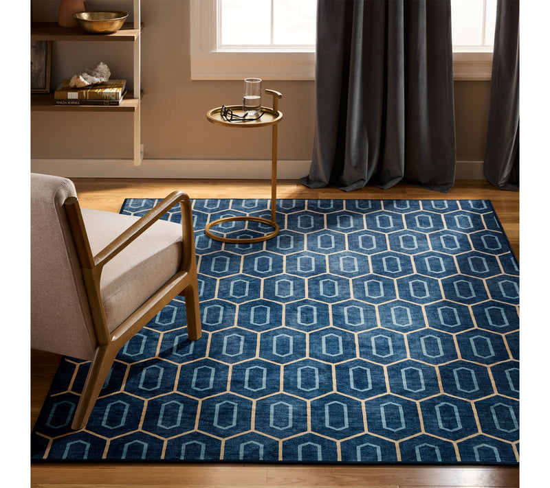 Everwash Haven Mod Geo 5x7 Washable Area Rug — View 3