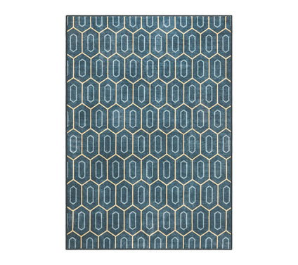 Everwash Haven Mod Geo 5x7 Washable Area Rug
