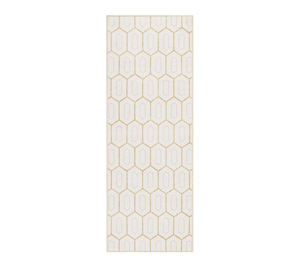 Everwash Haven Mod Geo 2x7 Washable Runner Rug