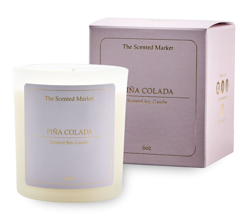 The Scented Market Cocktail Scented Soy Candlew/ 40hr Burn — View 4