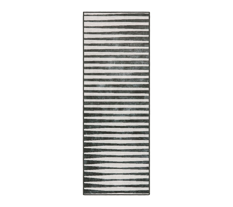 Everwash Haven Modern Stripe 2x7 Washable Runner Rug — View 12