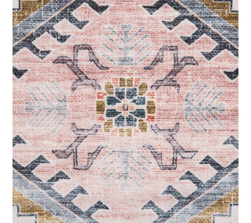 Everwash Haven Modern Medallion 6x9 Washable Area Rug — View 2
