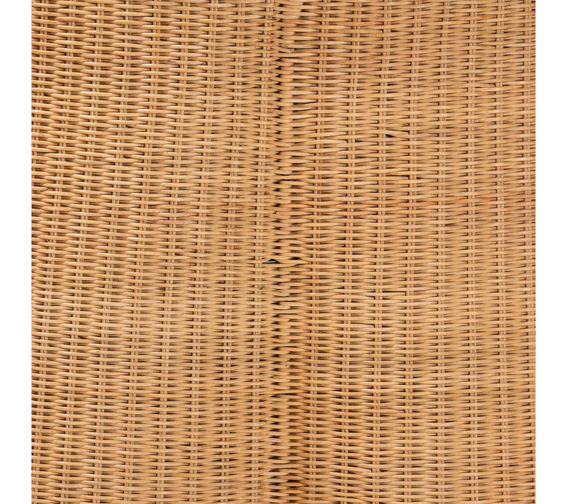 bali & pari Palm Honey Scallop Rattan Coffee Table — View 4