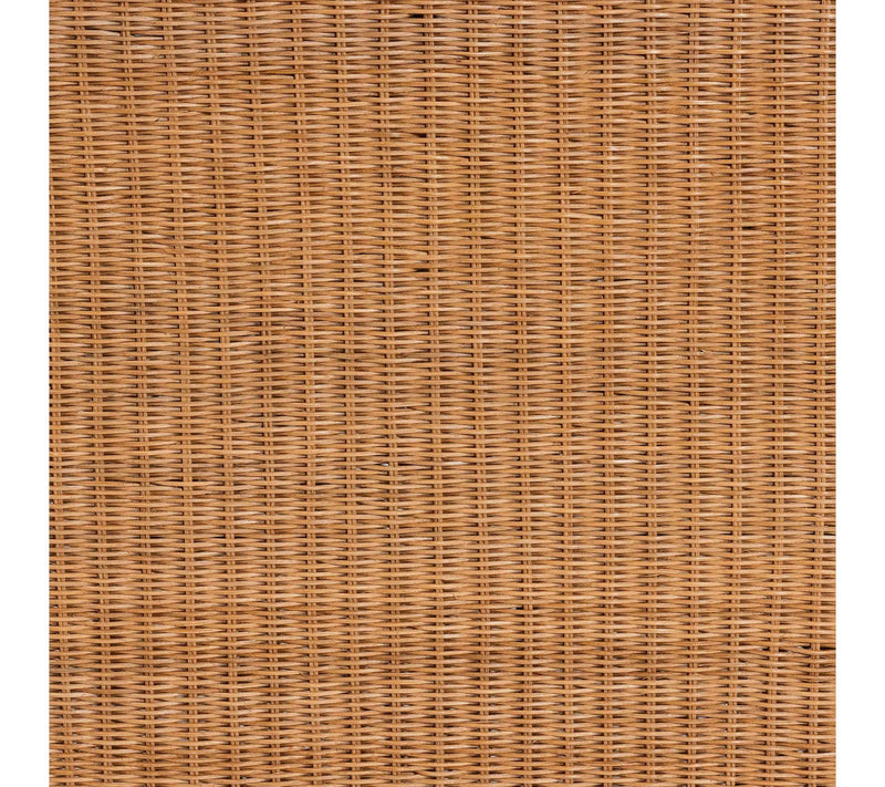 bali & pari Palm Honey Scallop Rattan Console Table — View 6
