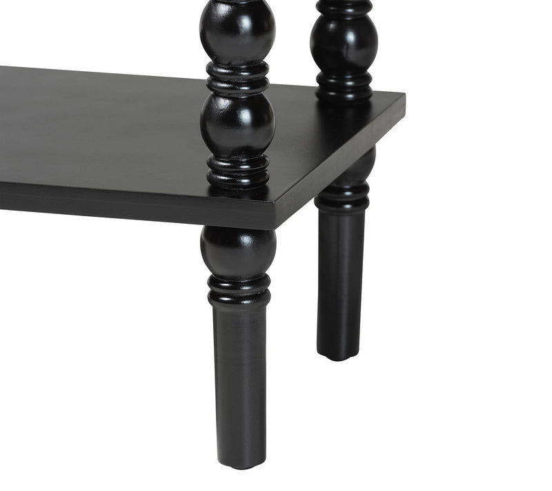 Baxton Studio Malinda Wood 2-Drawer Console Table — View 5