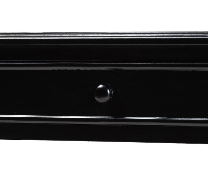 Baxton Studio Malinda Wood 2-Drawer Console Table — View 4