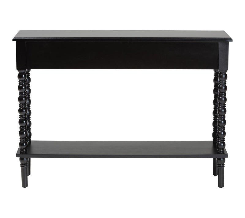 Baxton Studio Malinda Wood 2-Drawer Console Table — View 3