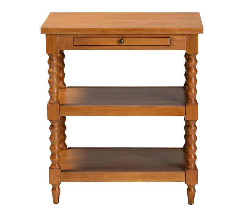 Baxton Studio Imogene Retro Wood End Table — View 3