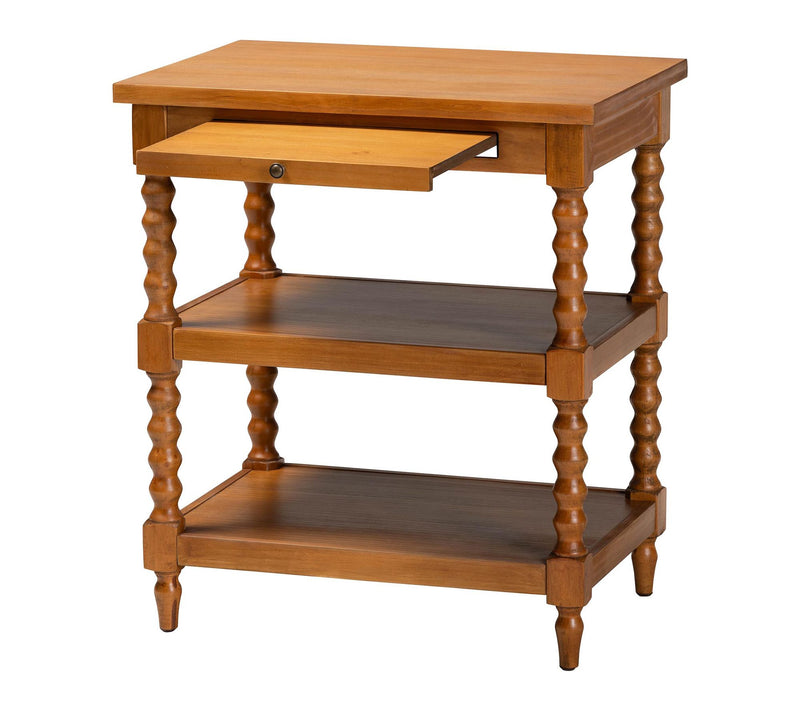 Baxton Studio Imogene Retro Wood End Table — View 2