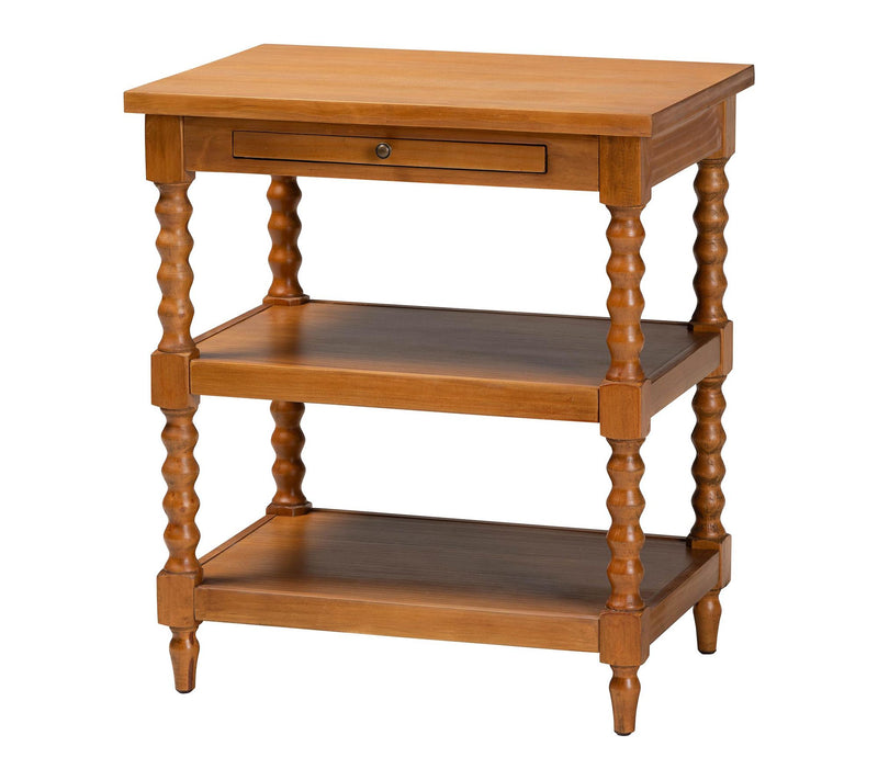 Baxton Studio Imogene Retro Wood End Table — View 12