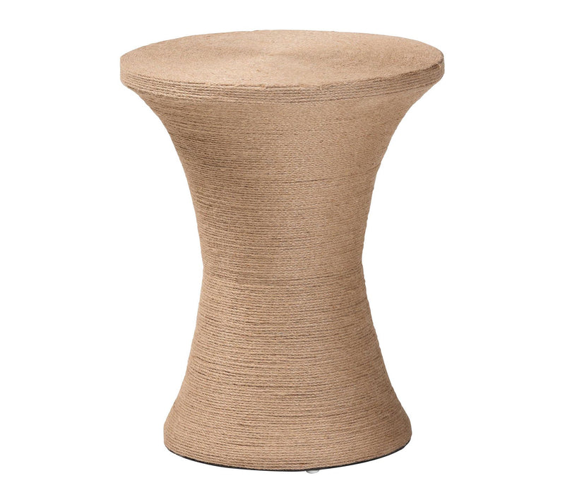 bali & pari Cady Natural Jute Side Table — Main view