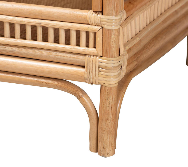 bali & pari Lombok Natural Rattan Coffee Table — View 5