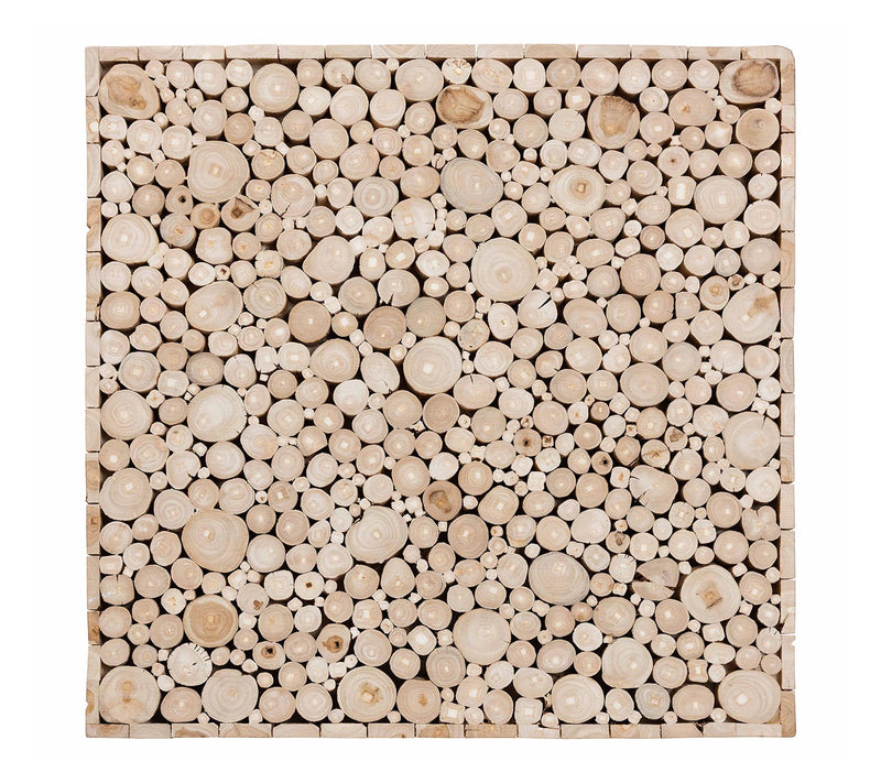 bali & pari Augusta Natural Teak Wood Coffee Table — View 3