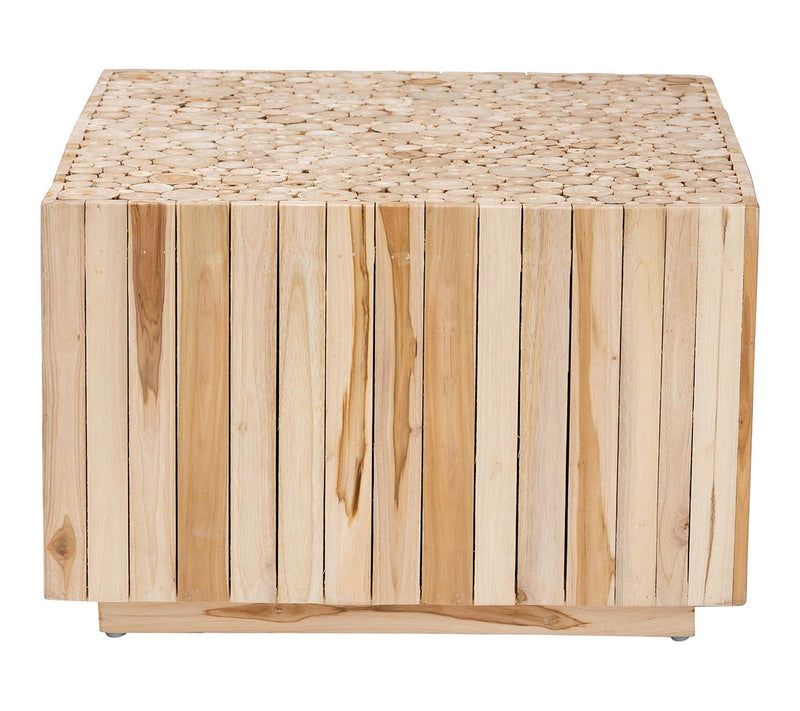 bali & pari Augusta Natural Teak Wood Coffee Table — View 2