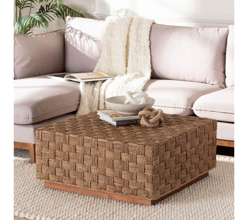bali & pari Karina Natural Seagrass Coffee Table — View 7