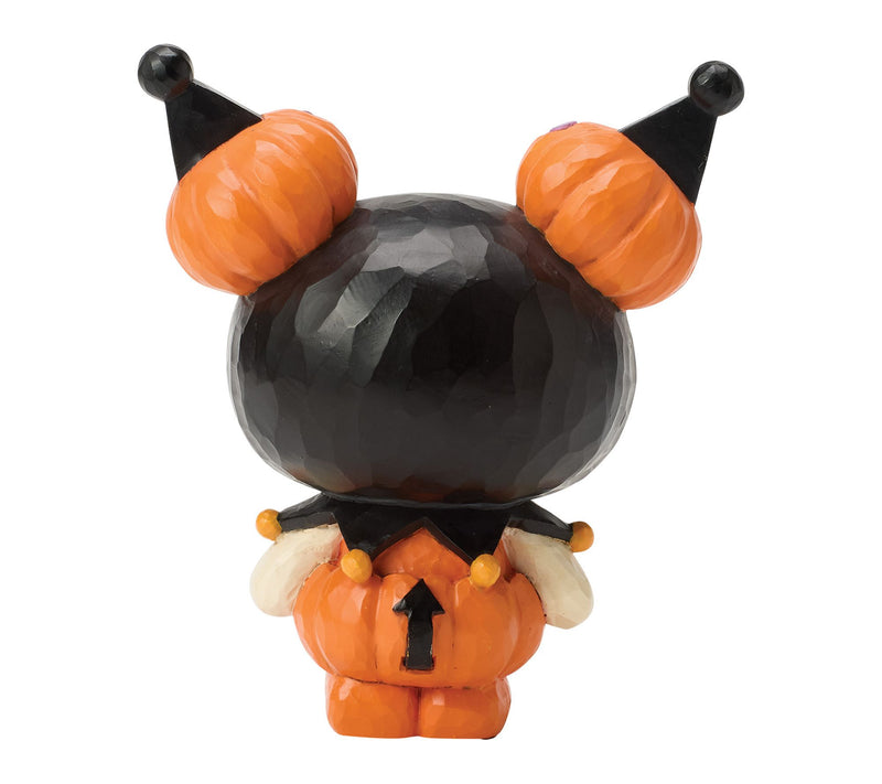 Jim Shore Sanrio Kuromi in Pumpkin Costume Figurine 5in H — View 3