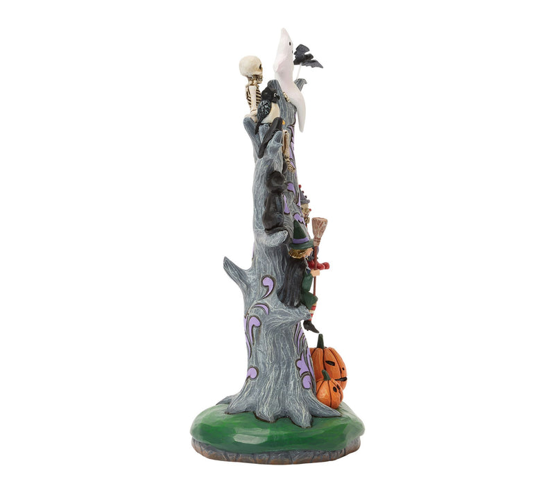Jim Shore Heartwood Creek Scary LED Tree Figurine 9in H — View 6