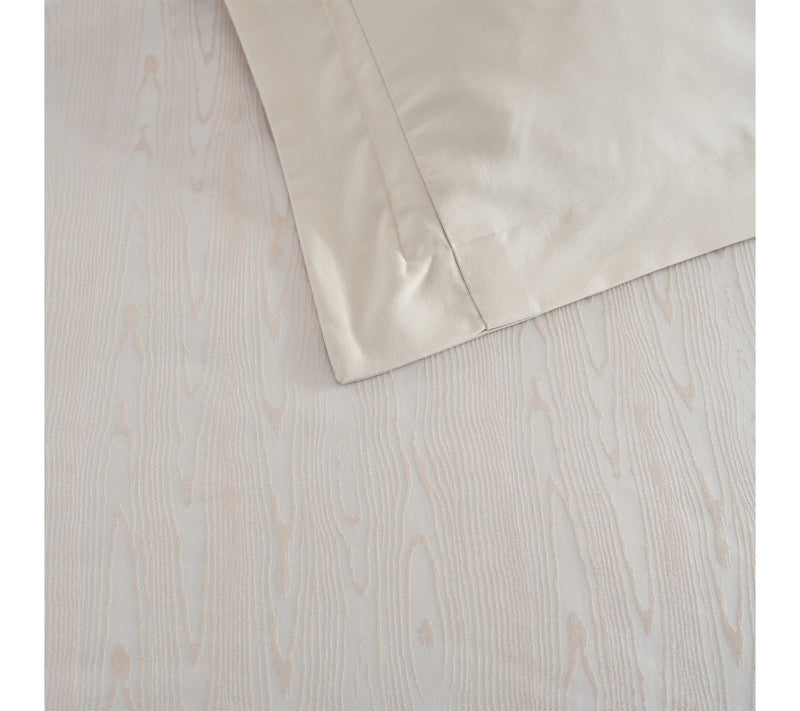 Martha Stewart Faux Bois Silver Cotton Blend Queen Duvet Set — View 4