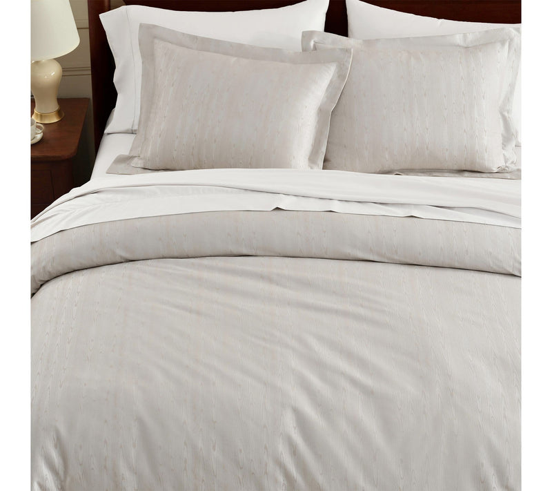 Martha Stewart Faux Bois Silver Cotton Blend Queen Duvet Set — View 3