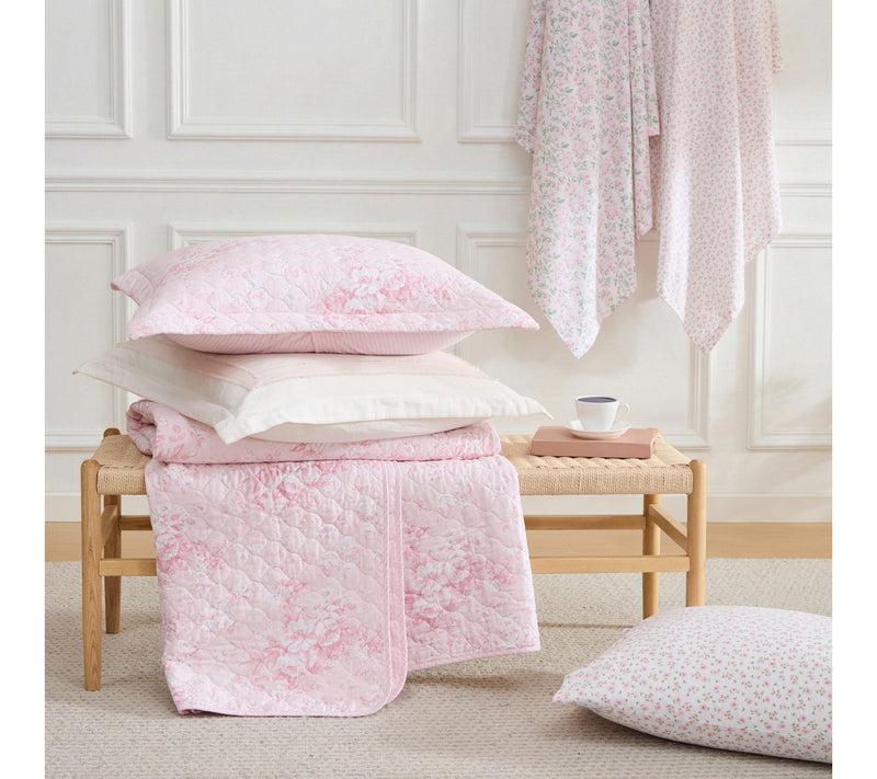 Laura Ashley Crinkle Snow White Woven Gauze Queen Duvet Set — View 8
