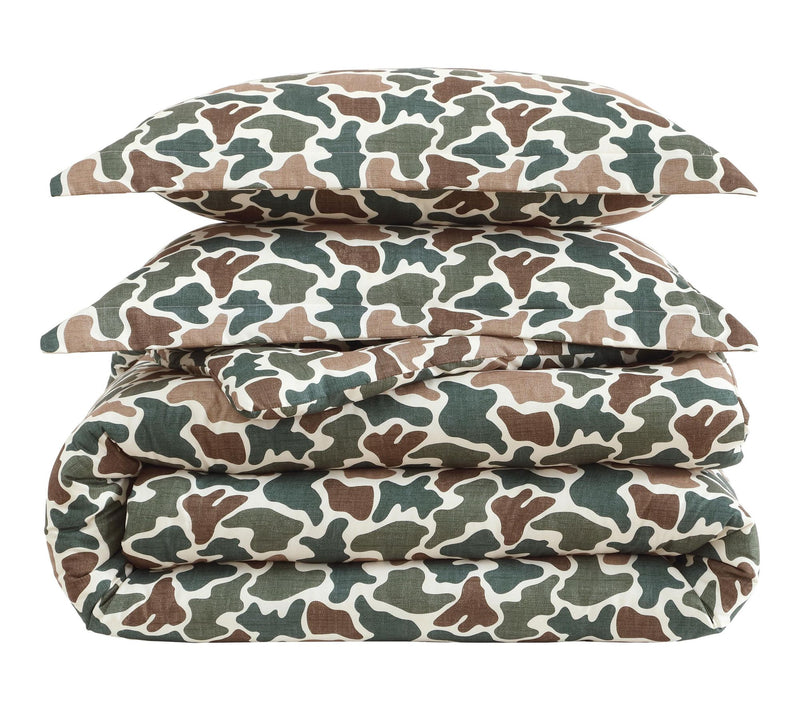 Eddie Bauer Mod Camo Green/Khaki 7Pc Full Comforter Set — View 2