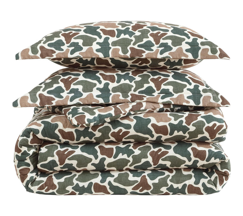 Eddie Bauer Mod Camo Green/Khaki 7Pc Queen Comforter Set — View 2