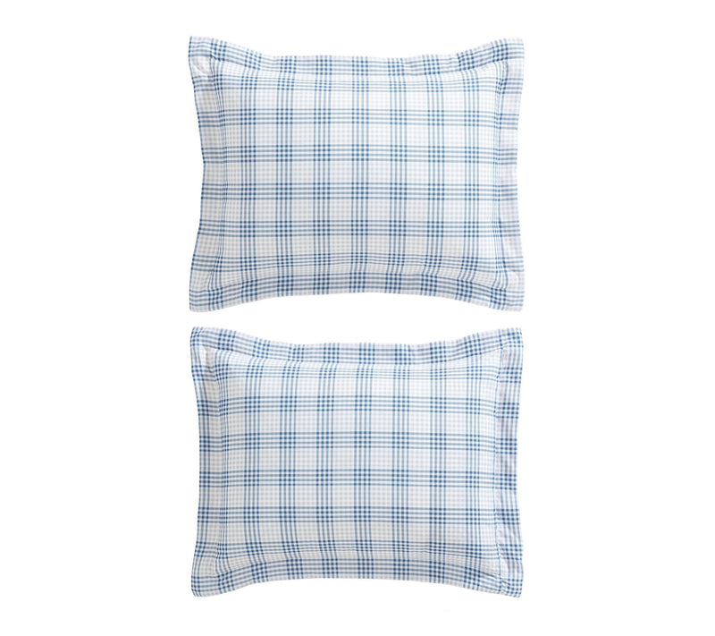 Eddie Bauer Beach Pine Plaid White/Gry 7Pc Queen Comforter Set — View 5