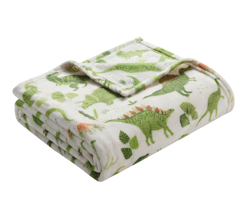 Olivia & Finn 3-Piece Dino Throw and DecorativePillow Set — View 4