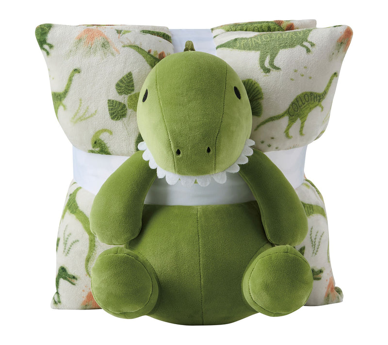 Olivia & Finn 3-Piece Dino Throw and DecorativePillow Set — Main view