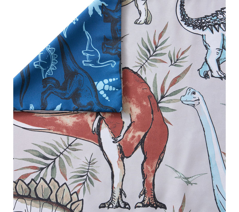 Olivia & Finn Dino 3-Piece Reversible Kids Comforter Set, Twin — View 5