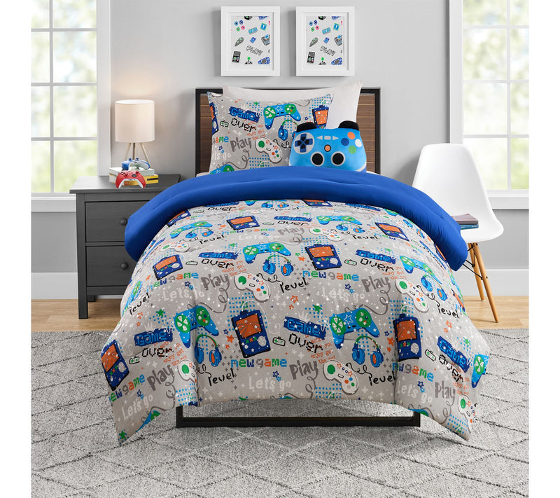 Olivia & Finn Gamer 3-Piece Kids Comforter Set,Twin — View 8