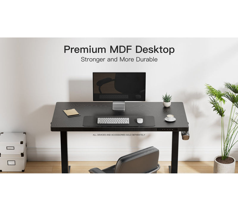 ErgoAV 48x24 Adjustable Height Sit Stand Desk — View 2