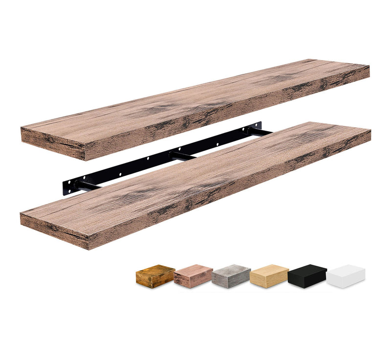 Sorbus Floating Shelves for Wall, 55 Inch Bathroom Shelves 2Pc — View 16