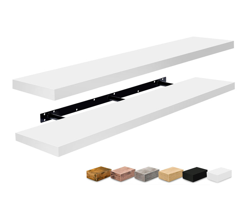 Sorbus Floating Shelves for Wall, 55 Inch Bathroom Shelves 2Pc — View 17