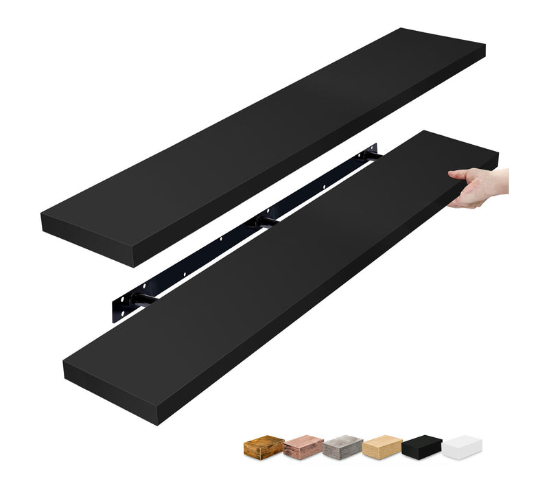 Sorbus Floating Shelves for Wall, 55 Inch Bathroom Shelves 2Pc — View 7