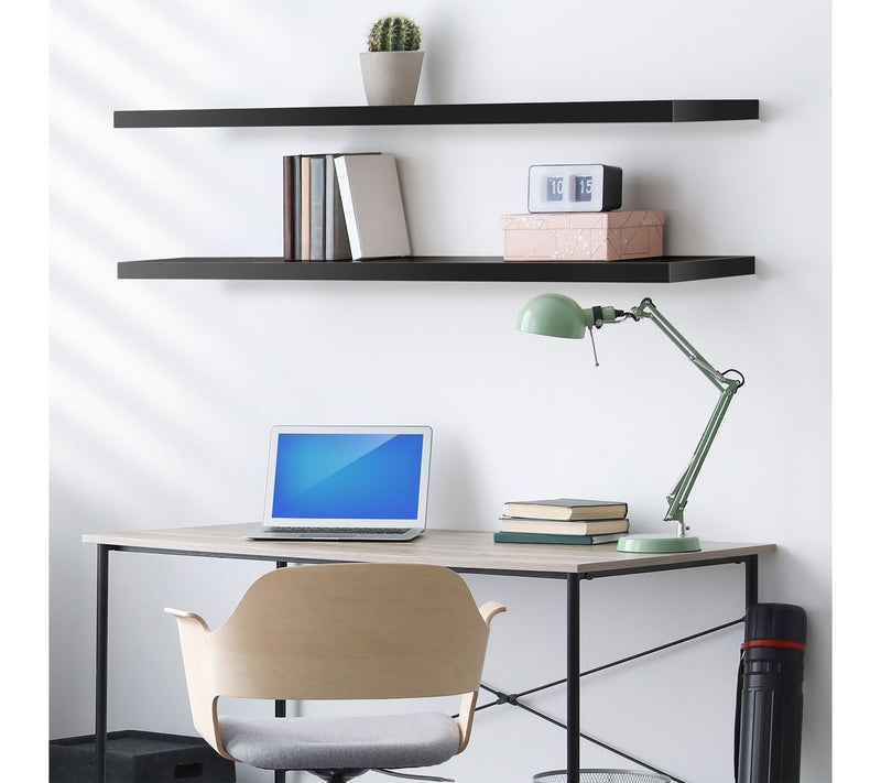 Sorbus Floating Shelves for Wall, 55 Inch Bathroom Shelves 2Pc — View 5