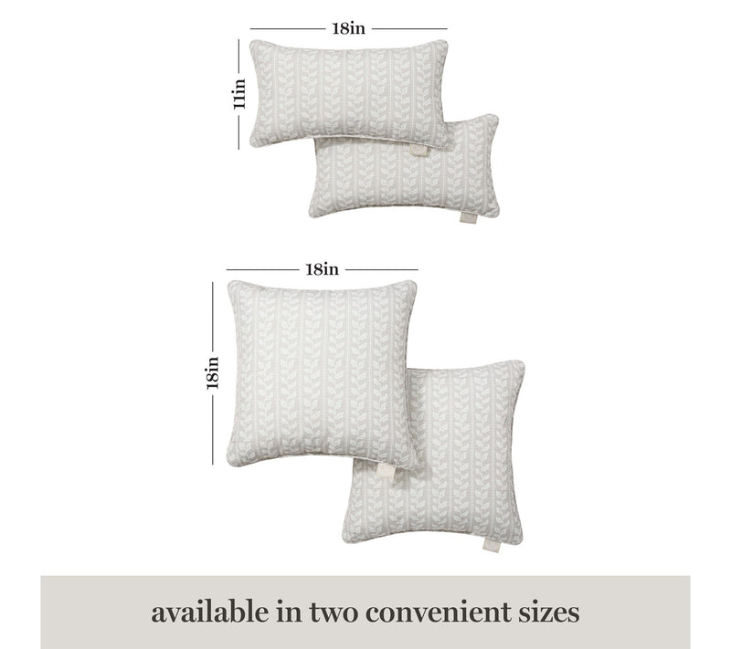Martha Stewart Vineyard Vines 11"x18" Outdoor Pllow 2-Pack — View 8