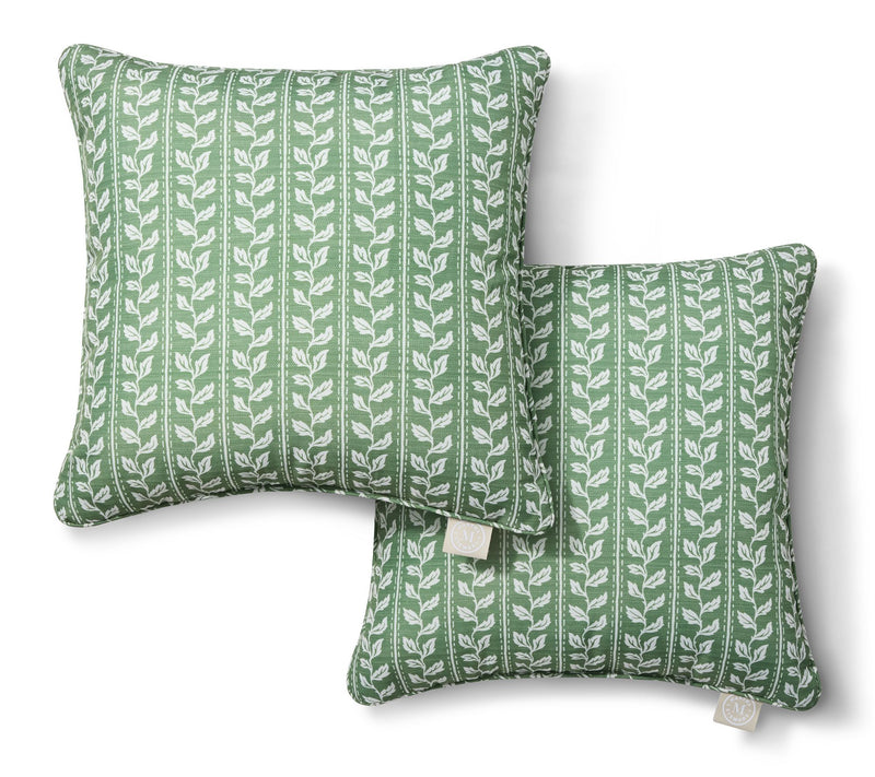 Martha Stewart Vineyard Vines 18"x18" Outdoor Pillow 2-Pack — View 12