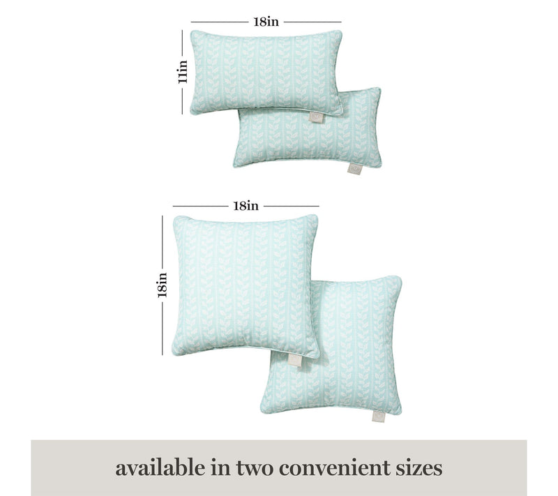 Martha Stewart Vineyard Vines 18"x18" Outdoor Pillow 2-Pack — View 8