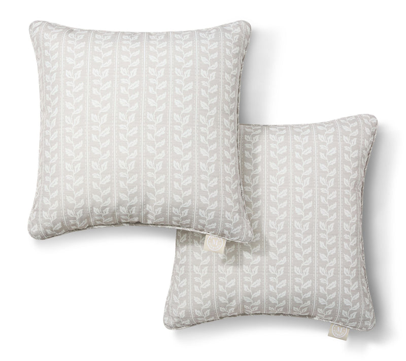 Martha Stewart Vineyard Vines 18"x18" Outdoor Pillow 2-Pack — View 13