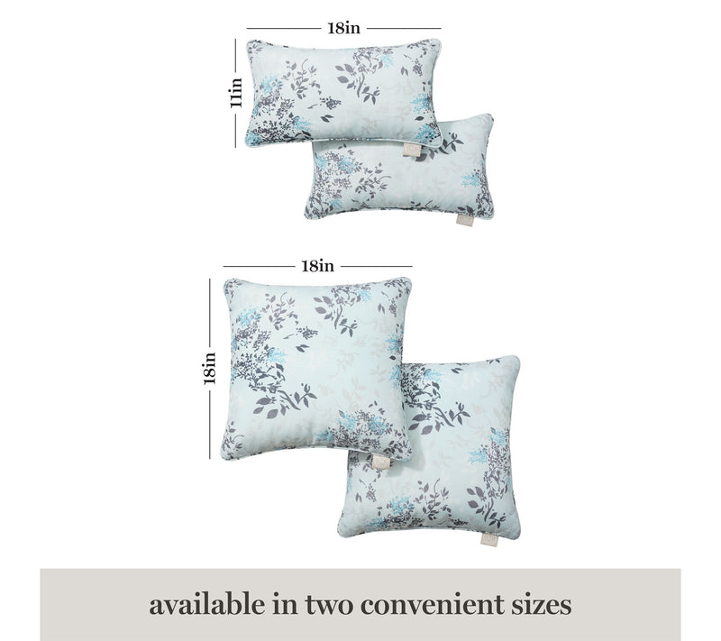 Martha Stewart Charming Foliage 11"x18" OutdoorPillow 2-Pack — View 7
