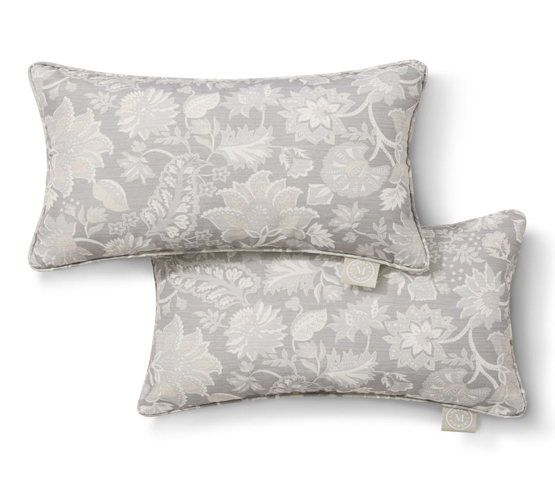 Martha Stewart Jacobean 11"x18" Outdoor Pillow2Pack — Main view