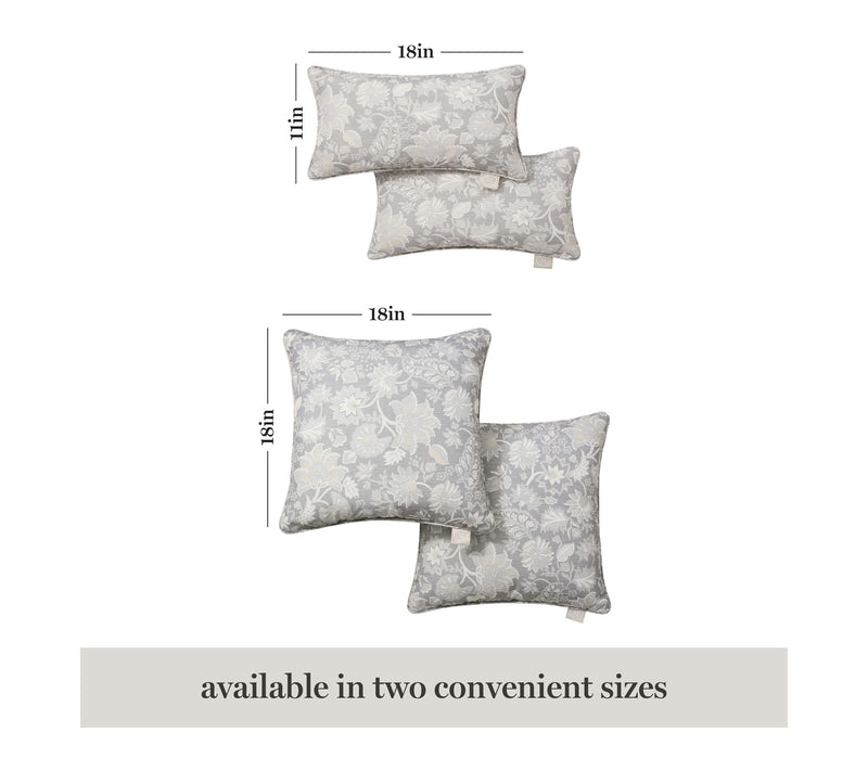 Martha Stewart Jacobean 11"x18" Outdoor Pillow2Pack — View 6