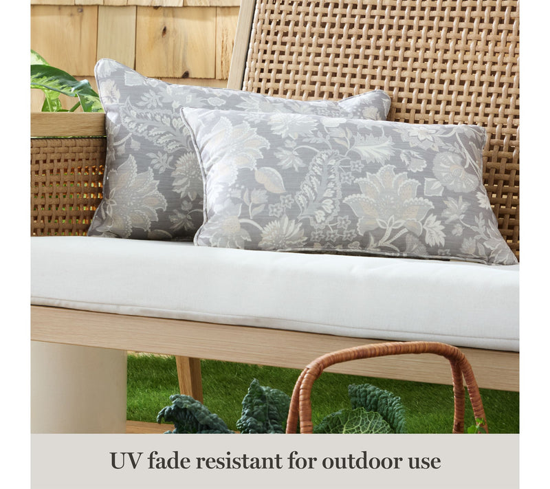 Martha Stewart Jacobean 11"x18" Outdoor Pillow2Pack — View 5