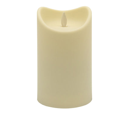 LumaBase Battery-Operated 5" Pillar Candle withMoving Flame
