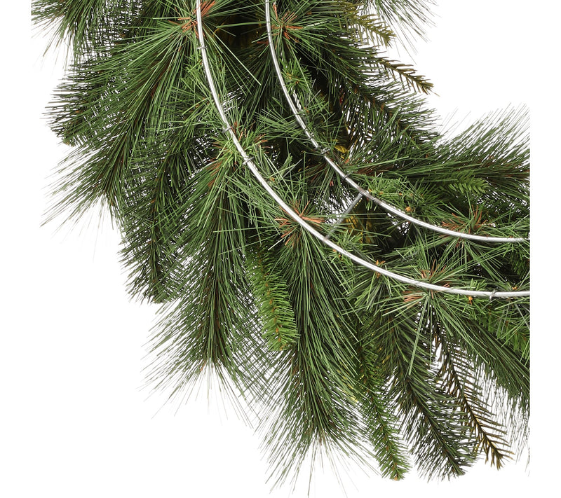 30" Uv Pine Magnolia Berry Spruce Wreath by Valerie — View 4