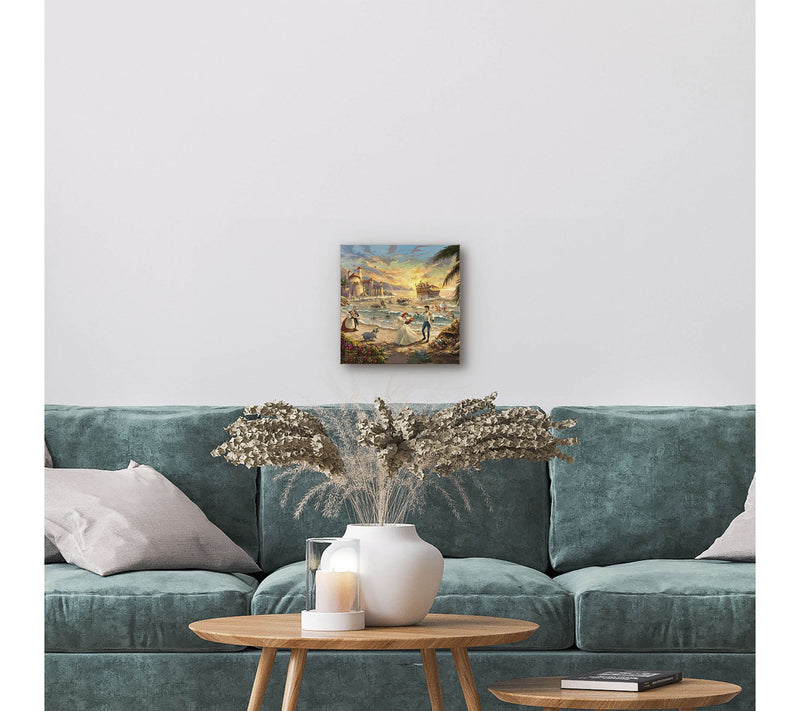 Thomas Kinkade Little Mermaid Celebration 14x14Gallery Wrap — View 2
