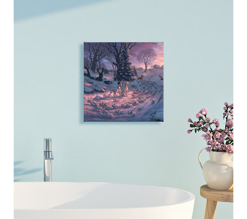 Thomas Kinkade Dalmatians on the Run - 14" x 14" Gallery Wrap — View 4