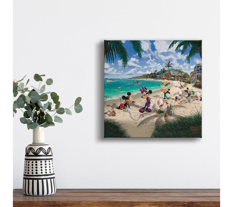 Thomas Kinkade Mickey & Minnie in Florida 14x14Gallery Wrap — View 4